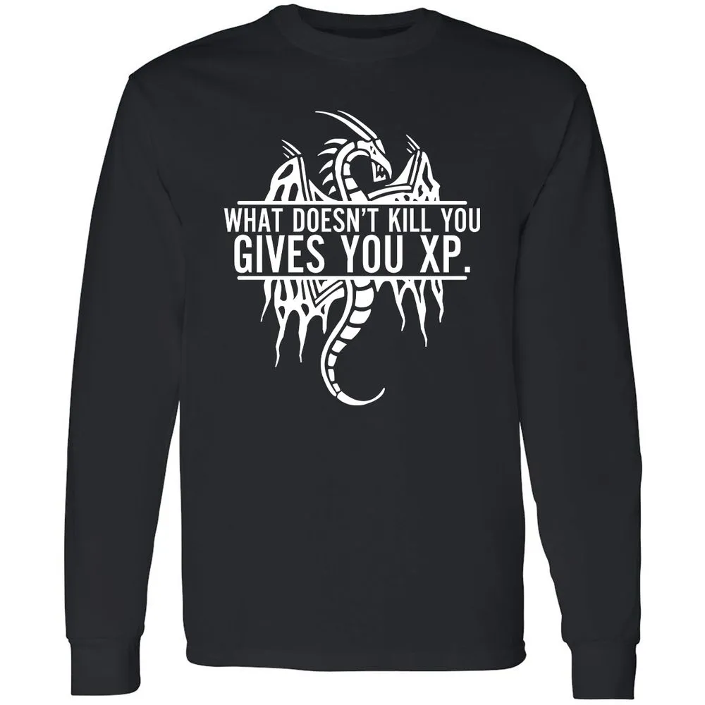 What Doesn't Kill You Long Sleeve T-Shirt - Black - 1