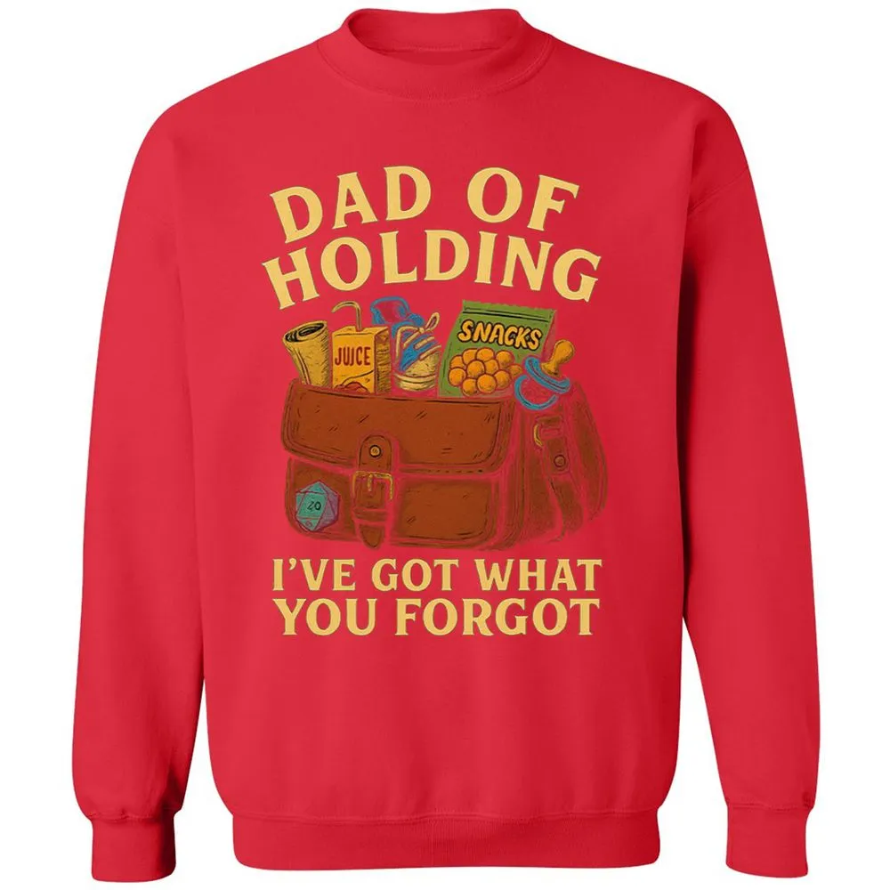 Dad Of Holding Classic Unisex Sweatshirt - Red - 5
