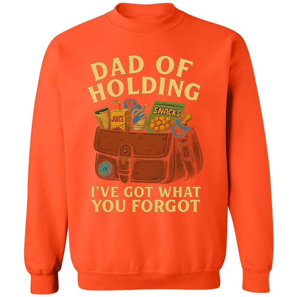 Dad Of Holding Classic Unisex Sweatshirt - Orange - 10