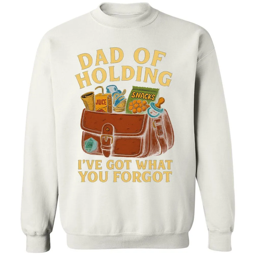 Dad Of Holding Classic Unisex Sweatshirt - White - 12