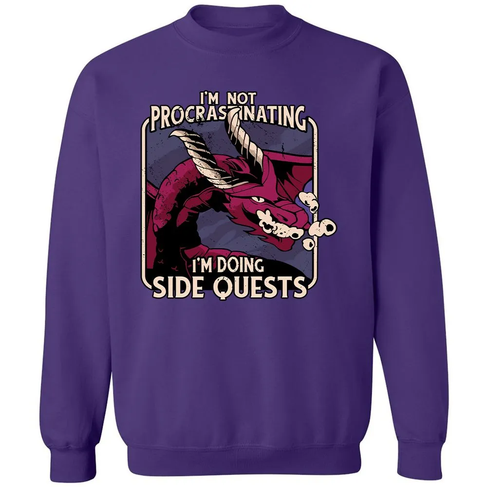 Doing Side Quests Classic Unisex Sweatshirt - Purple - 6