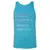 Art Teacher Stats Unisex Jersey Tank - Aqua Triblend - 3