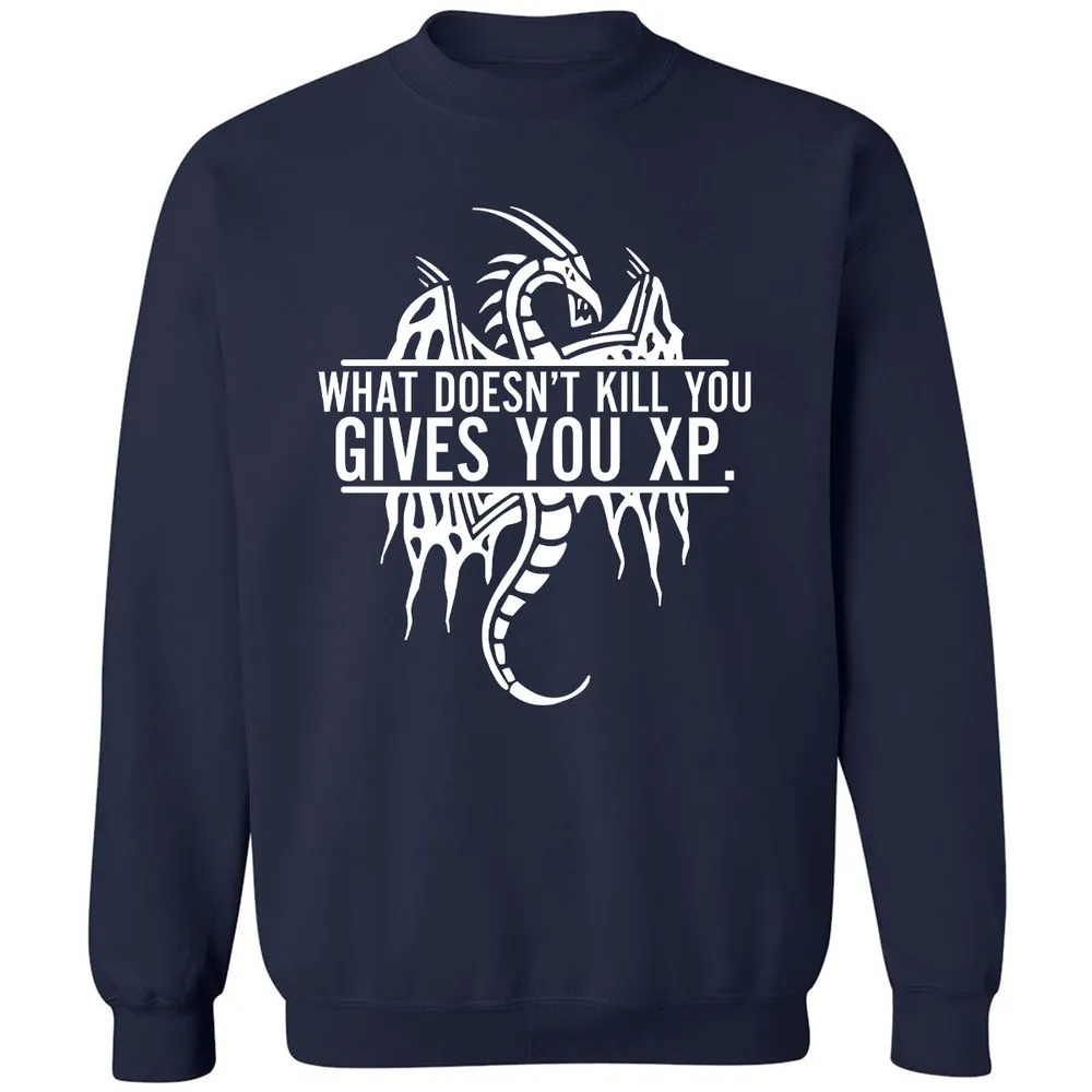 What Doesn't Kill You Classic Unisex Sweatshirt - Navy - 2