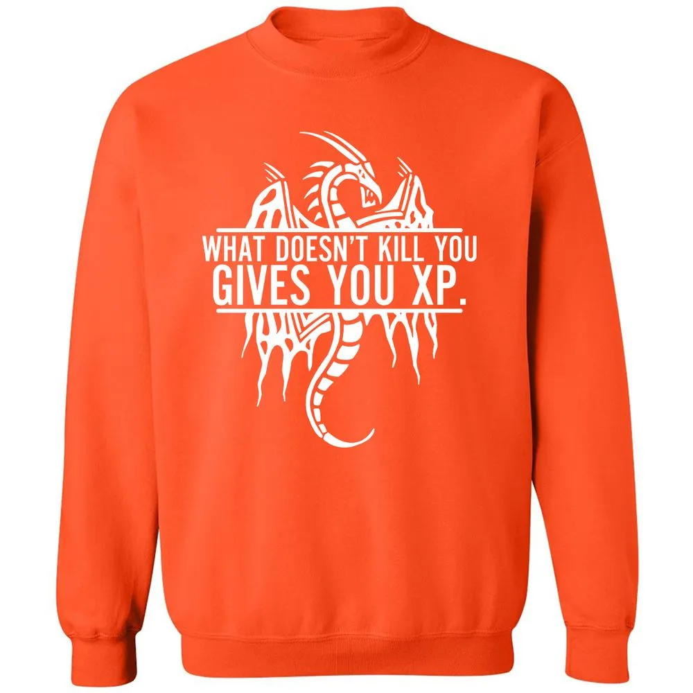What Doesn't Kill You Classic Unisex Sweatshirt - Orange - 10