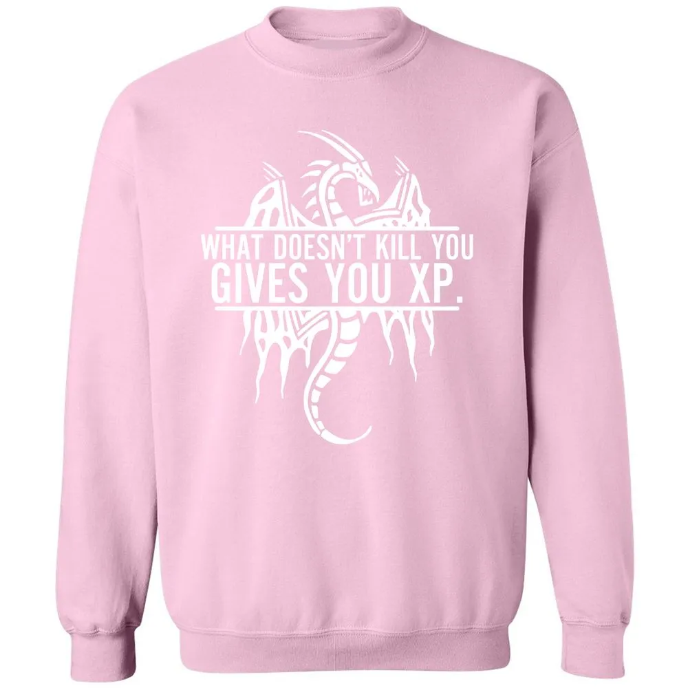 What Doesn't Kill You Classic Unisex Sweatshirt - Light Pink - 3