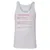 Videographer Stats Unisex Jersey Tank - White - 14