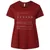 Adjunct Professor Stats Ladies Curvy Jersey - Cardinal - 10