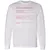 Assistant Professor Stats Long Sleeve T-Shirt - White - 5