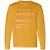 Associate Professor Stats Long Sleeve T-Shirt - Gold - 9