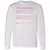 Associate Professor Stats Long Sleeve T-Shirt - White - 5