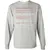 Associate Professor Stats Long Sleeve T-Shirt - Ash - 7