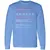Associate Professor Stats Long Sleeve T-Shirt - Carolina Blue - 12
