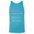 Ambivert Stats Unisex Jersey Tank - Aqua Triblend - 3