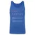 Ambivert Stats Unisex Jersey Tank - True Royal Triblend - 12