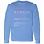 Autism Mom Stats Long Sleeve T-Shirt - Carolina Blue - 12