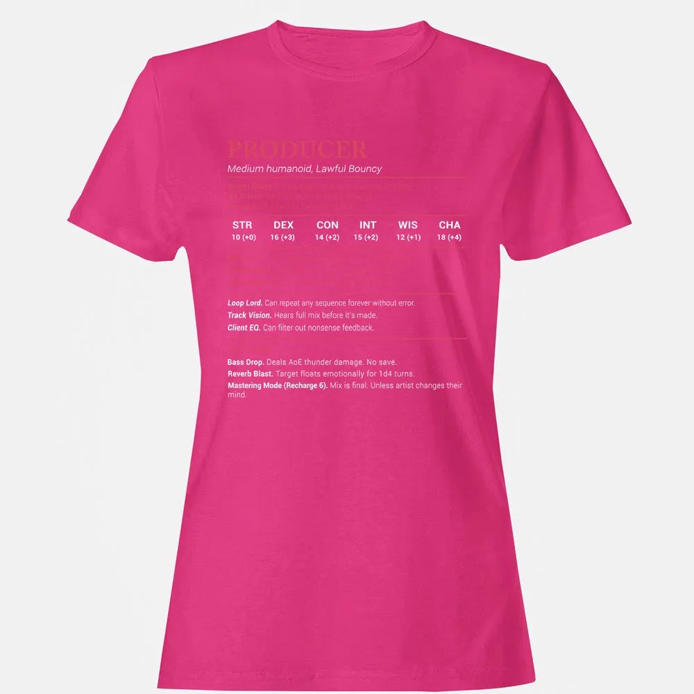 Producer Stats Women's T-Shirt - Heliconia - 6