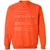 Assistant Professor Stats Classic Unisex Sweatshirt - Orange - 10