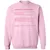 Assistant Professor Stats Classic Unisex Sweatshirt - Light Pink - 3