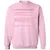 Associate Professor Stats Classic Unisex Sweatshirt - Light Pink - 3