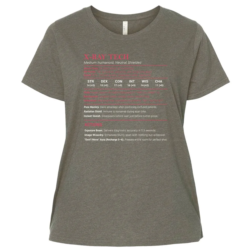 X-ray Tech Stats Ladies Curvy Jersey - Bamboo Blackout - 2