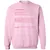 Autism Mom Stats Classic Unisex Sweatshirt - Light Pink - 3