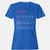 Ambivert Stats Women's T-Shirt - Royal - 14