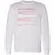 Adjunct Professor Stats Long Sleeve T-Shirt - White - 5