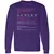 Adjunct Professor Stats Long Sleeve T-Shirt - Purple - 13