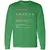 Adjunct Professor Stats Long Sleeve T-Shirt - Irish Green - 10
