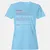 Birder Stats Women's T-Shirt - Light Blue - 8