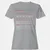 Birder Stats Women's T-Shirt - Sport Grey - 15