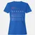 Birder Stats Women's T-Shirt - Royal - 14