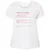 Art Teacher Stats Ladies Curvy Jersey - White - 6