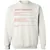 Adjunct Professor Stats Classic Unisex Sweatshirt - White - 12