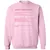 Adjunct Professor Stats Classic Unisex Sweatshirt - Light Pink - 3