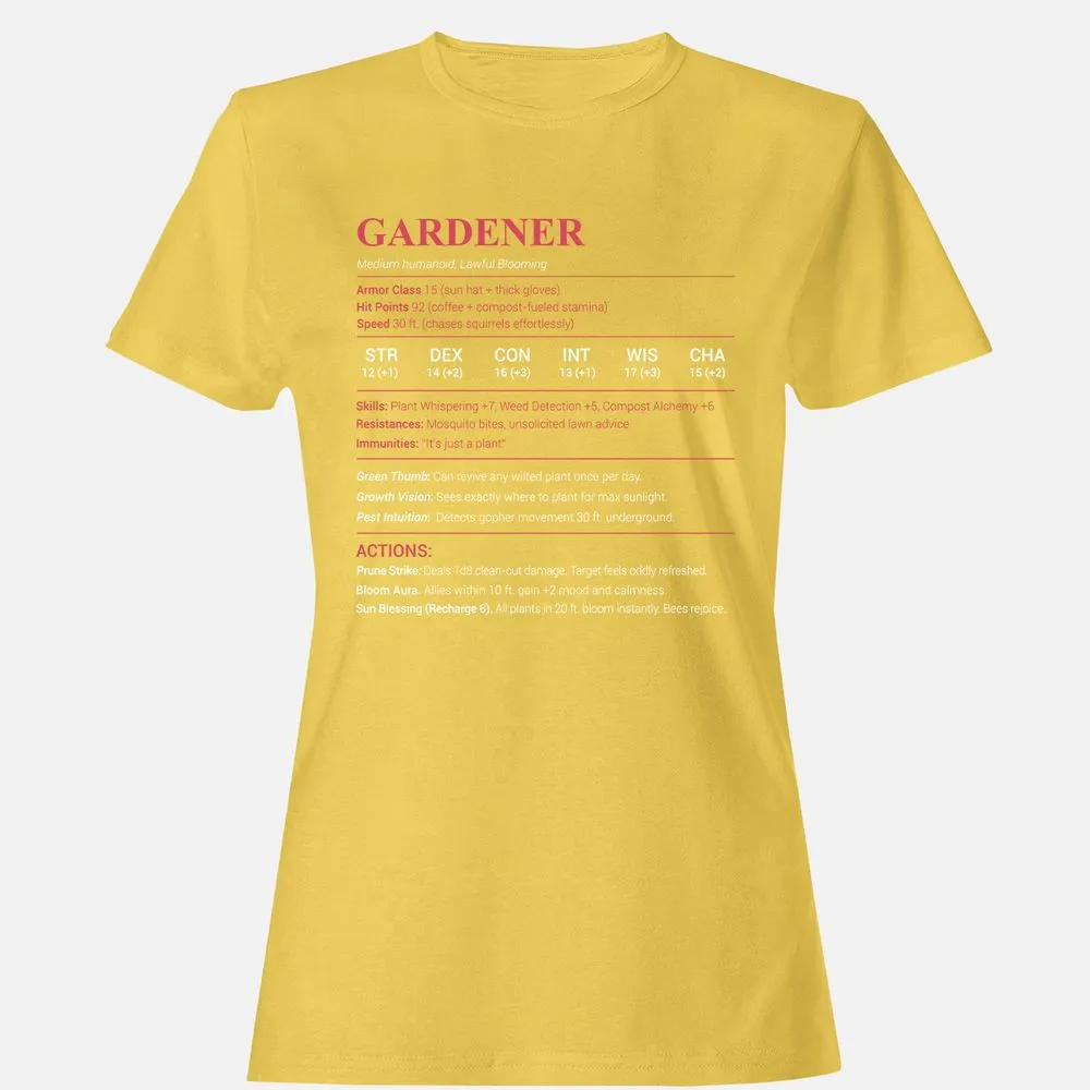 Gardener Stats Women's T-Shirt - Daisy - 4