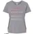Videographer Stats Ladies Curvy Jersey - Granite Heather - 9