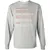 X-ray Tech Stats Long Sleeve T-Shirt - Ash - 7