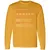 X-ray Tech Stats Long Sleeve T-Shirt - Gold - 9