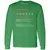 X-ray Tech Stats Long Sleeve T-Shirt - Irish Green - 10