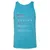 Aries Stats Unisex Jersey Tank - Aqua Triblend - 3