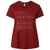 Birder Stats Ladies Curvy Jersey - Cardinal - 10
