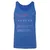 Aquarius Stats Unisex Jersey Tank - True Royal Triblend - 12