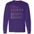 Actor Stats Long Sleeve T-Shirt - Purple - 13