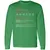 Actor Stats Long Sleeve T-Shirt - Irish Green - 10