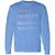 Actor Stats Long Sleeve T-Shirt - Carolina Blue - 12