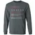 Actor Stats Long Sleeve T-Shirt - Dark Heather - 15