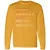 Art Teacher Stats Long Sleeve T-Shirt - Gold - 9