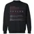 Actor Stats Classic Unisex Sweatshirt - Black - 1
