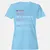 Aries Stats Women's T-Shirt - Light Blue - 8